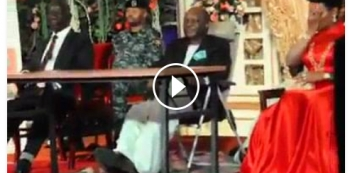 Video: Singer Cindy Showcases Strange Dance Moves Before The Kabaka ...The King Flees The Scene!
