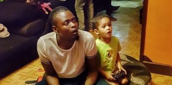 Get Wrecked! Pallaso Gets Owned by His Son, Dinari on a Video Game