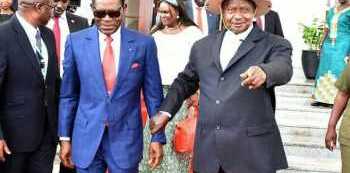 Equatorial Guineas leader Mbasogo Arrived in Uganda for a Two-day official visit