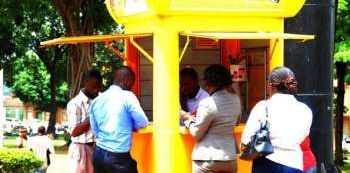 Drama in Mukono as Mobile Money Agents reject police calls to hire Private security guards
