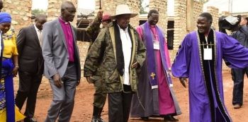 President donates Pajero to new masaka Born Again Bishop Leonard Serwadda