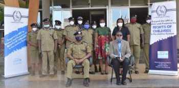 Police receives Personal Protection Equipment from UNICEF