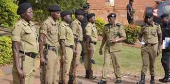 IGP Ochola congratulates his officers on being voted kindest police in the world