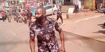 Teargas, live bullets rock Wandegeya as Bobi Wine beats security to Bulange 