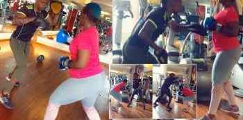 Winnie Nwagi Resumes Gyming to Chop Weight