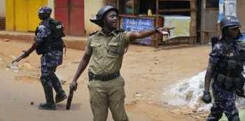 Drama as over 35 thugs are arrested downtown Kampala