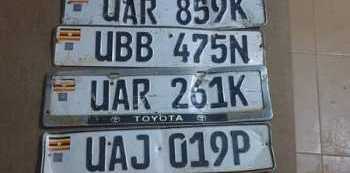 25-year-old man arrested for stealing Number plates in Kampala