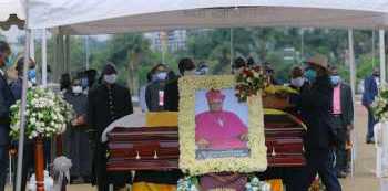 Government contributes Ushs 300 million to funeral of Late Archbishop Lwanga
