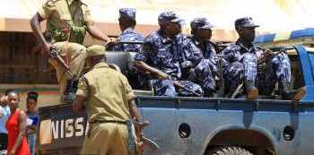 Police hunt for driver of a taxi that was intercepted last night trafficking children from Karamoja to Kampala 