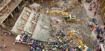 Police close Rescue Operation at the Kisenyi collapsed building