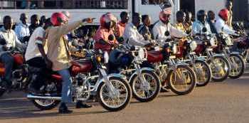 Drama as Boda boda riders block traffic following death of colleague in Bugweri District