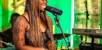 Winnie Nwagi delivers astounding performance during Tusker Malt Conversessions premiere show