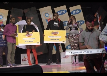 MTN Uganda Awards Artistes with the Highest CallerTunez Downloads.