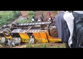 Three injured in Global bus accident