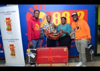 Uganda Breweries Rewards #UBLAt75 Sanyu FM Campaign Grand Prize Winner