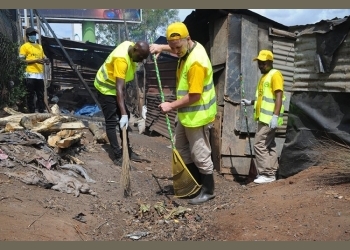 MTN Uganda resumes 21 Days of Y’ello Care Campaign, boosts Kamwokya women group
