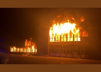 Police investigating fire outbreak at Iganga High School Dormitory