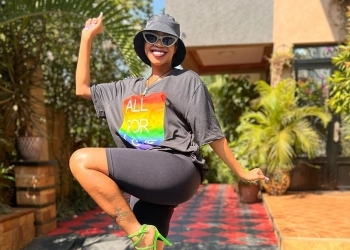 Sheebah Dons Gay Pride T-Shirt in Support of LGBTQ+