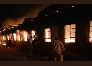 Another school dormitory razed down by fire