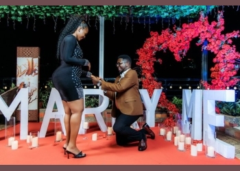Premium tears: NUP MP Derrick Nyeko leaves hearts shattered after proposing to girlfriend 