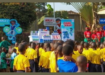 Unilever Uganda Clean Ninjas’ program roaring to promote personal hygiene among School children!
