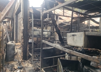Fire Guts two Dormitories at Kisakye Nursery School in Rubaga
