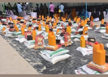 ATMIS donates food to IDP camp during Ramadan