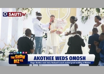 Kenyan Singer Akothee Walks Down the Aisle with Lover