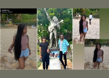 Chameleone's Son Abba and Desire Luzinda's Daughter Michelle Enjoy a Romantic Vacation in Jamaica