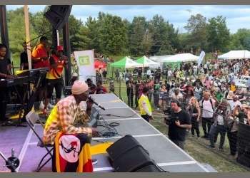 Sick Jose Chameleone Performs at Afrofest In Canada