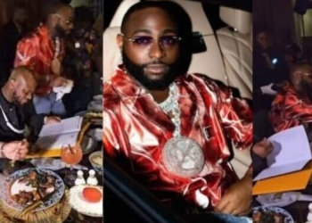 Davido refuses to eat food already served for him
