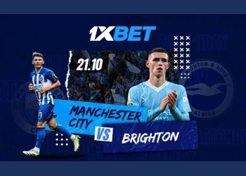 Manchester City v Brighton: 1xBet announces Premier League top match