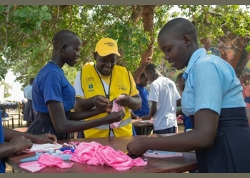 MTN Uganda staff, partners Enhances digital tools and infrastructure to Ariwa Secondary School in "30 Days of Y'ello Care" Campaign