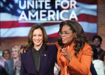 Oprah Winfrey denies being paid $1m to endorse Kamala Harris