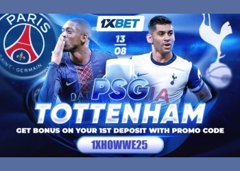 Paris Saint-Germain vs Tottenham Hotspur: bet on the exciting battle for the UEFA Super Cup on 1xBet!