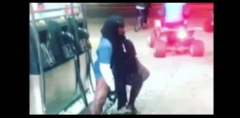 Woman Caught Bonking Herself Using Fuel Pump