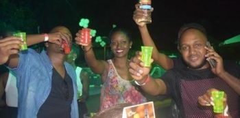 Uganda Waragi treats revelers to a massive pool party