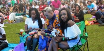 Photos: Semi Nude Slay Queens Cause Scrotal Eruptions At Blankets And Wine Event