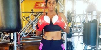 Desire Luzinda Finally Hits The Gym ... Flaunts Sexy Midriff in Crop Top