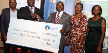Centenary Bank, NHCC contribute Shs60 million towards empowerment youth centre
