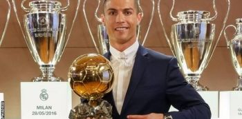 Cristiano Ronaldo beats Lionel Messi to win Ballon d'Or 2016