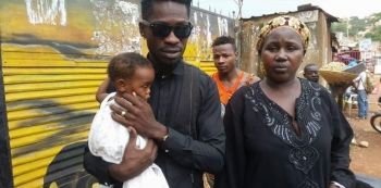 Bobi Wine In Car Wash Fundraising For A Heart Patient
