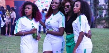 Hot Sexy Girls That Turned Up For Celebrity Match — Photos
