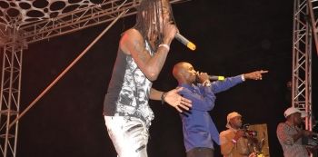 Radio, Weasel and Mun G thrill Mbarara fans at Tubbaale party