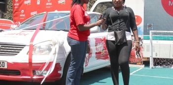 Bar Tender Wins Brand New Toyota Premio In Airtel's #Mujjetulumbe Promo.
