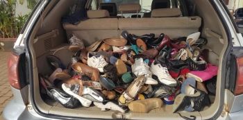 Irene Namubiru Auctions Her Shoes For Charity.