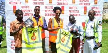 Uganda Breweries Trains Boda Boda Cyclists on Road Safety