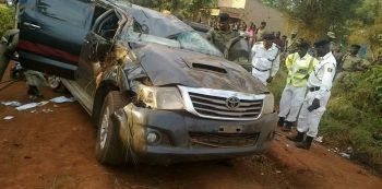 NRM General Secretary Kasule Lumumba’s convoy involved in Nasty accident