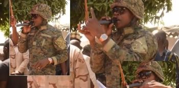 "Eye For An Eye." Chameleon Advises Musicians To Move With Personal Security And Face Enemies Without Fear