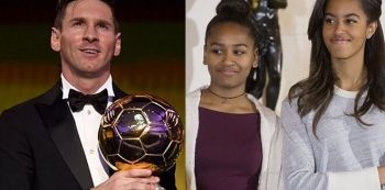 Barack Obama’s Daughters Want To Meet Lionel Messi